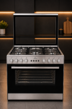 ⁦فرن غاز ستانلس ستيل 5 شعلات مقاس 60×90  Gas Oven Stainless Steel 5 Burners With Fan 60x90⁩ - الصورة ⁦6⁩